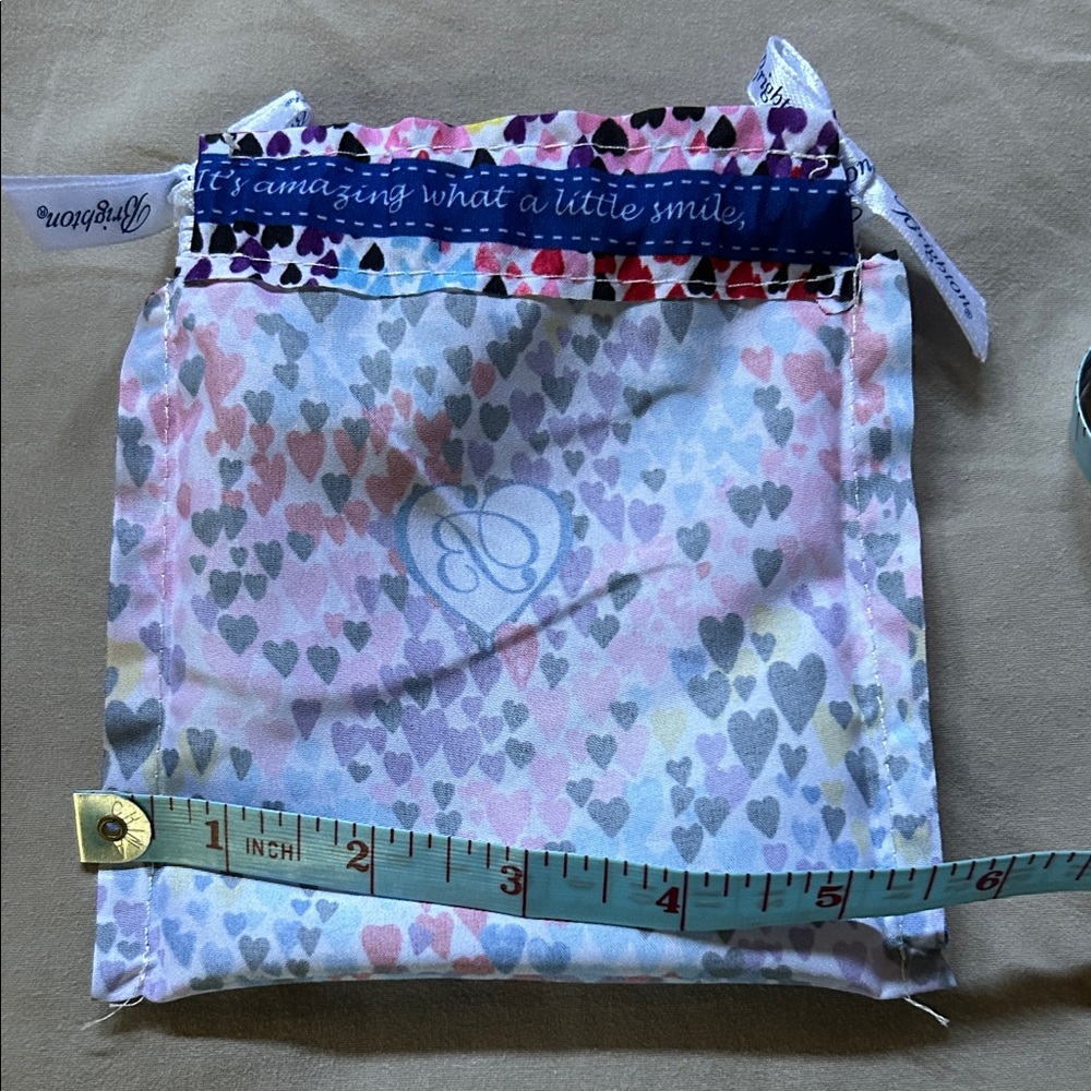 Brighton Heart Print Drawstring Pouch - Picture 3 of 3
